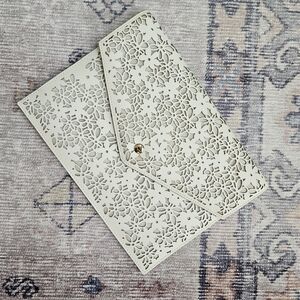 Kate Spade Lace Floral Envelope Clutch